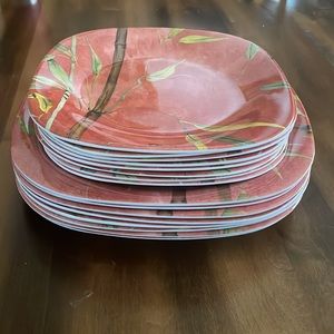 Melamine Dishes- 16 pieces